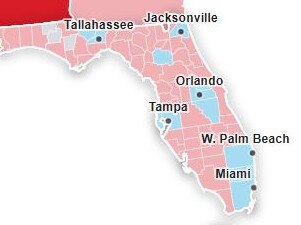 Florida electoral map for story