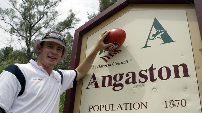 Shannon Hurn in Angaston before being drafted. Picture: File