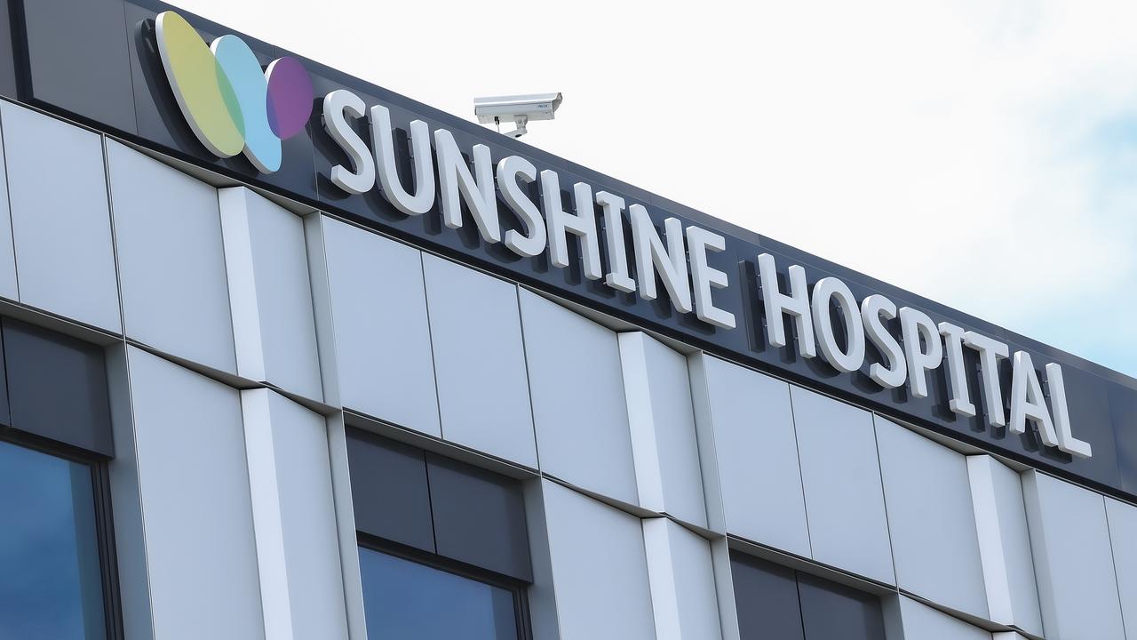 Sunshine Hospital is about 25 minutes from Sunbury. Picture: Ian Currie