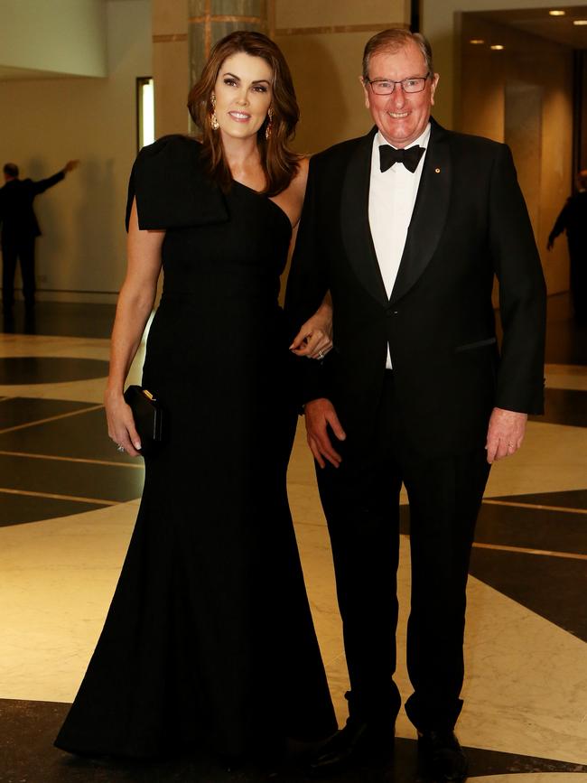 Peta Credlin and husband Brian Loughnane. Picture: Nikki Short