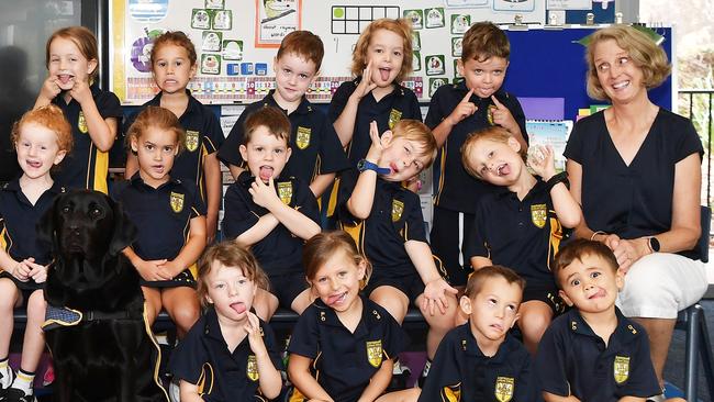 FUNNY FACES: Immanuel Lutheran College Prep I. Picture: Patrick Woods