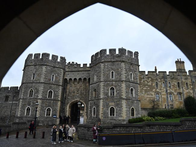 The reception was set to take place at Windsor Castle on Wednesday. Picture: JUSTIN TALLIS / AFP