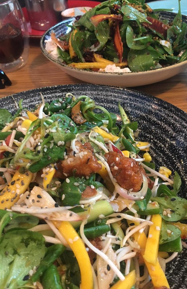 The salad makes for a pretty pic, and welcome relief from the 35 degrees experienced during our stay.