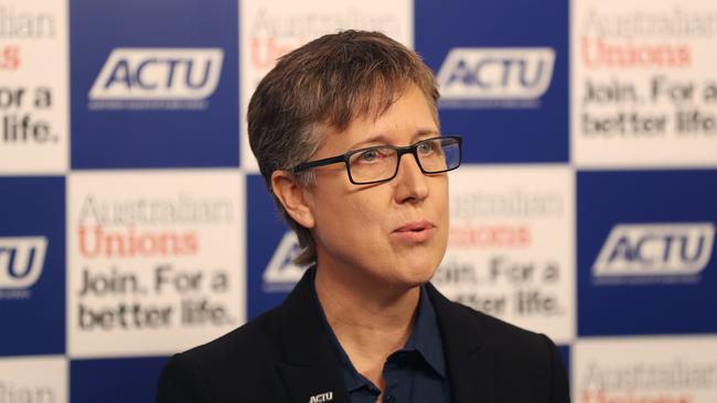 ACTU Secretary Sally McManus. Picture: David Crosling/AAP