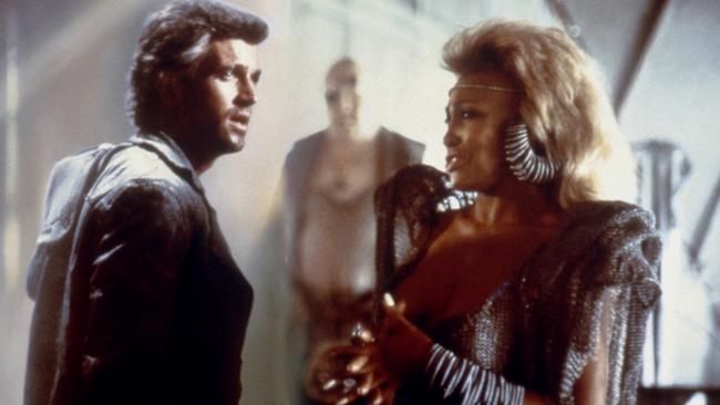 Mel Gibson and Tina Turner in <i>Mad Max: Beyond Thunderdome</i>. Picture: Warner Bros Pictures/Sunset Boulevard/Corbis via Getty Images