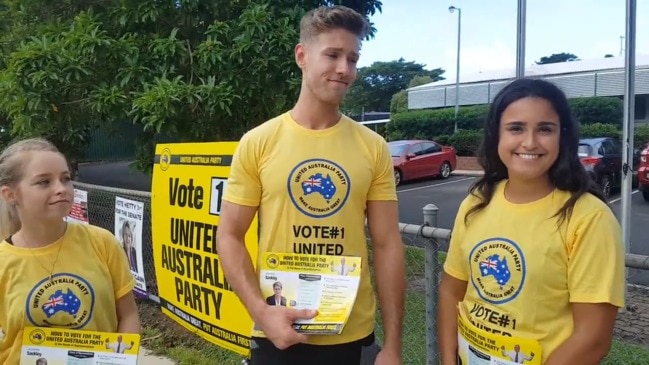 Clive Palmer 'volunteers' in Cairns cannot name any of his policies