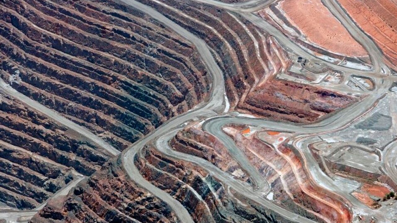 The Super Pit is so close to Kalgoorlie it has caused cracks in structures over the years. Picture: Kalgoorlie Consolidated Gold Mines