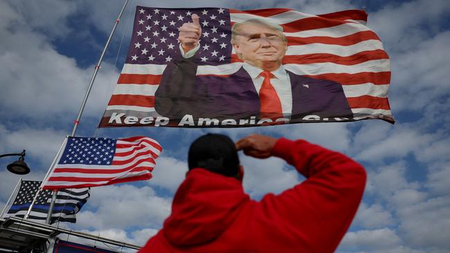 Former president Donald Trump has urged his supporters to protest and “take our nation back” over an expected indictment. Picture: Getty Images.