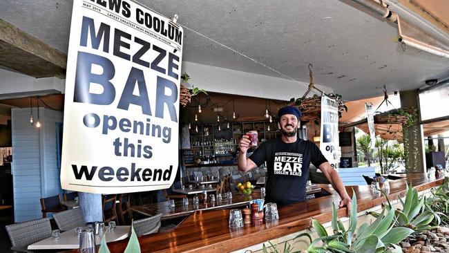 READY TO ROLL: Mezze Bar owner David Hadid is excited about launching his new venue in Coolum tomorrow. Picture: Warren Lynam