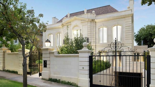 21 Douglas St, Toorak, wasn’t far behind with its $23.5m sale.