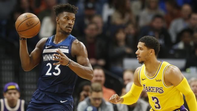 Disgruntled Minnesota Timberwolves wing Jimmy Butler has reportedly been traded to the Philadelphia 76ers. Picture: AP