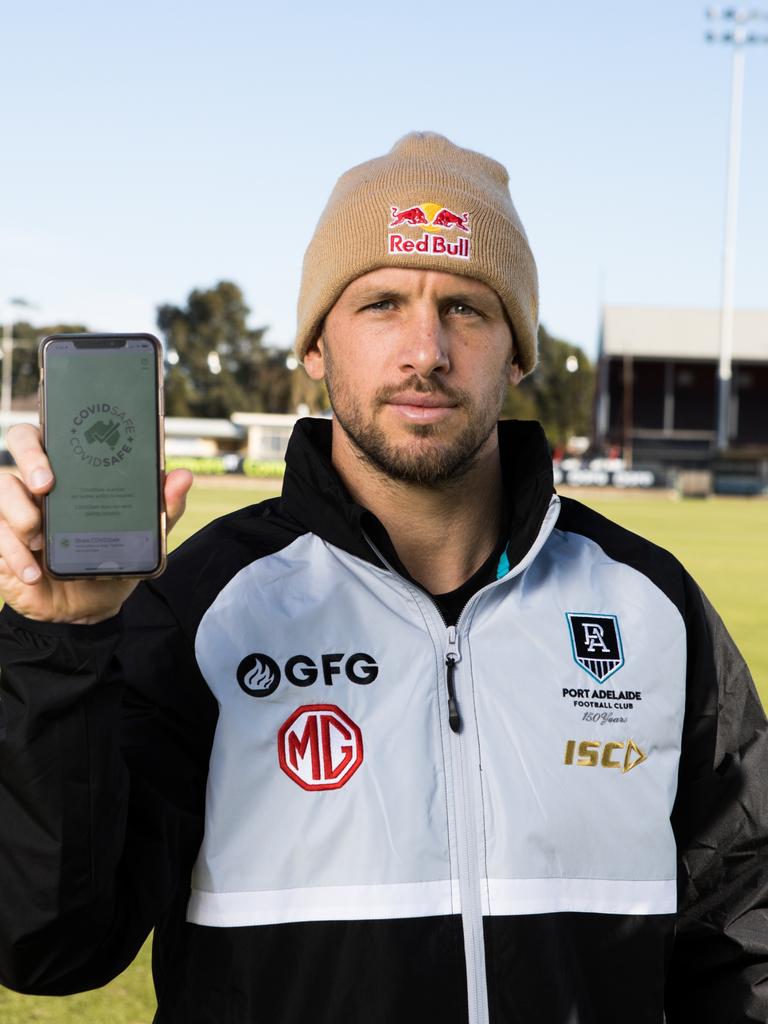 Travis Boak from Port Adelaide.