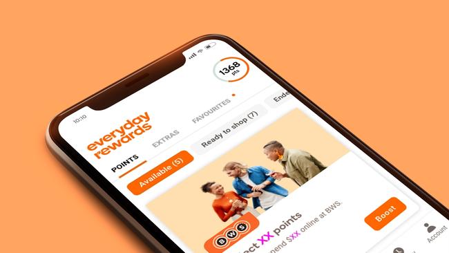 Woolworths everyday rewards app
