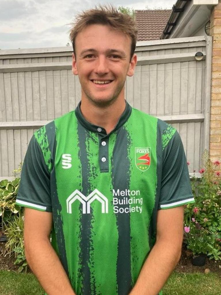 Highfields Bulldogs Cricket Club's new signing Jake Tarling. Picture: X/Leicestershire County Cricket Club.