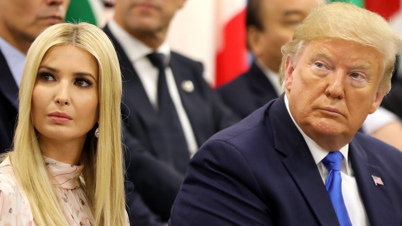 Ivanka Trump has been front and centre of her dad’s administration. Picture: Dominique Jacovides/Pool/AFP