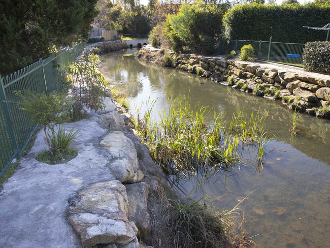 Canterbury Bankstown Express - Photographs taken of Little Salt Pan Creek from Centaur Street, Padstow NSW Australia.  Residents reported a strong smell of diesel over the weekend suggesting there had been a big spill of the fuel.