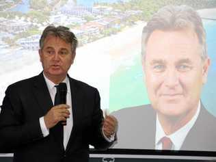 Social commentator Bernard Salt addressed a 250-strong crowd at the Civic Centre last month. Picture: Erle Levey