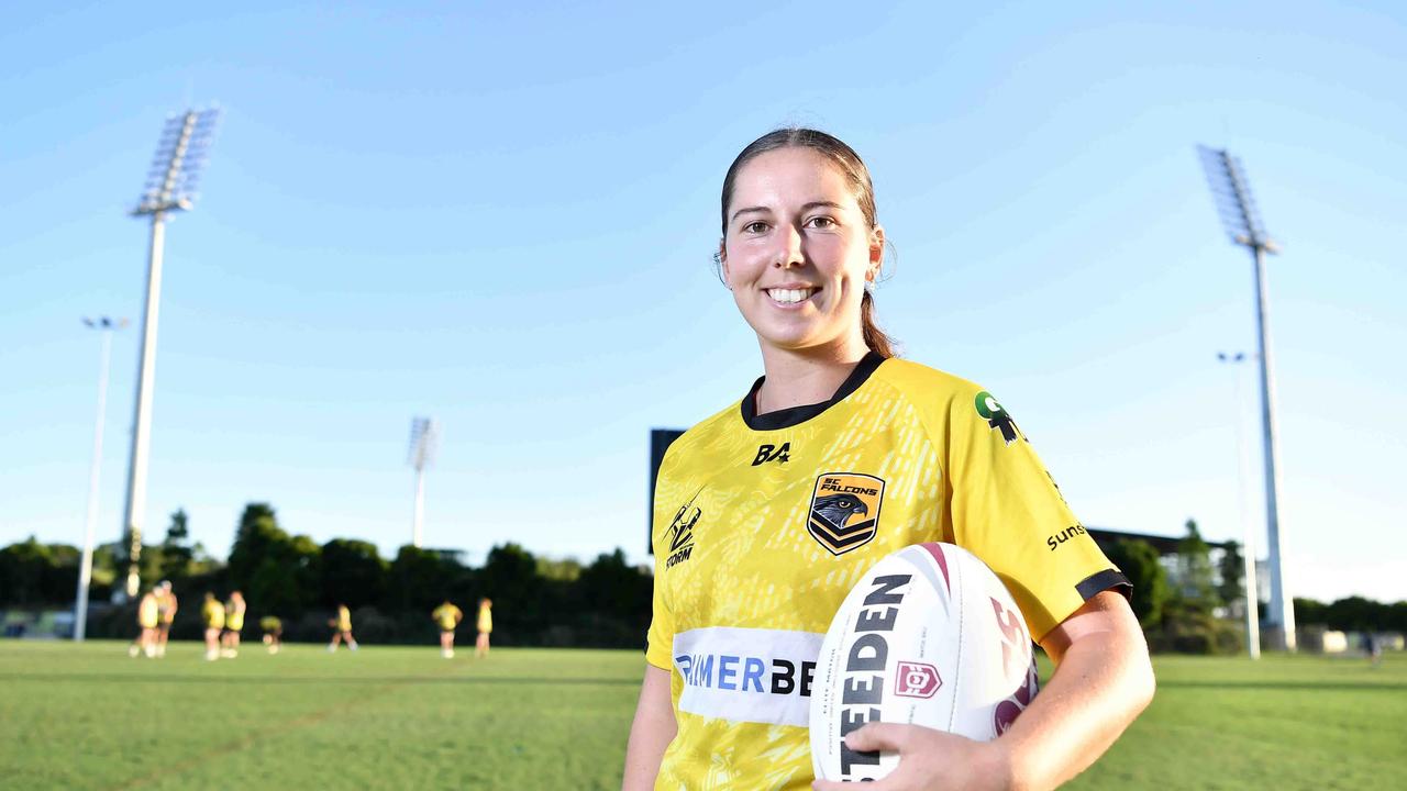 Sunshine Coast Falcons player Makayla Henry. Picture: Patrick Woods.