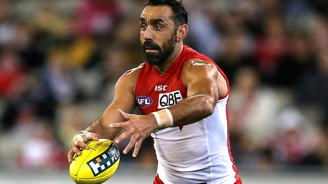 Adam Goodes is the greatest Rebel to play AFL. Picture: Wayne Ludbey