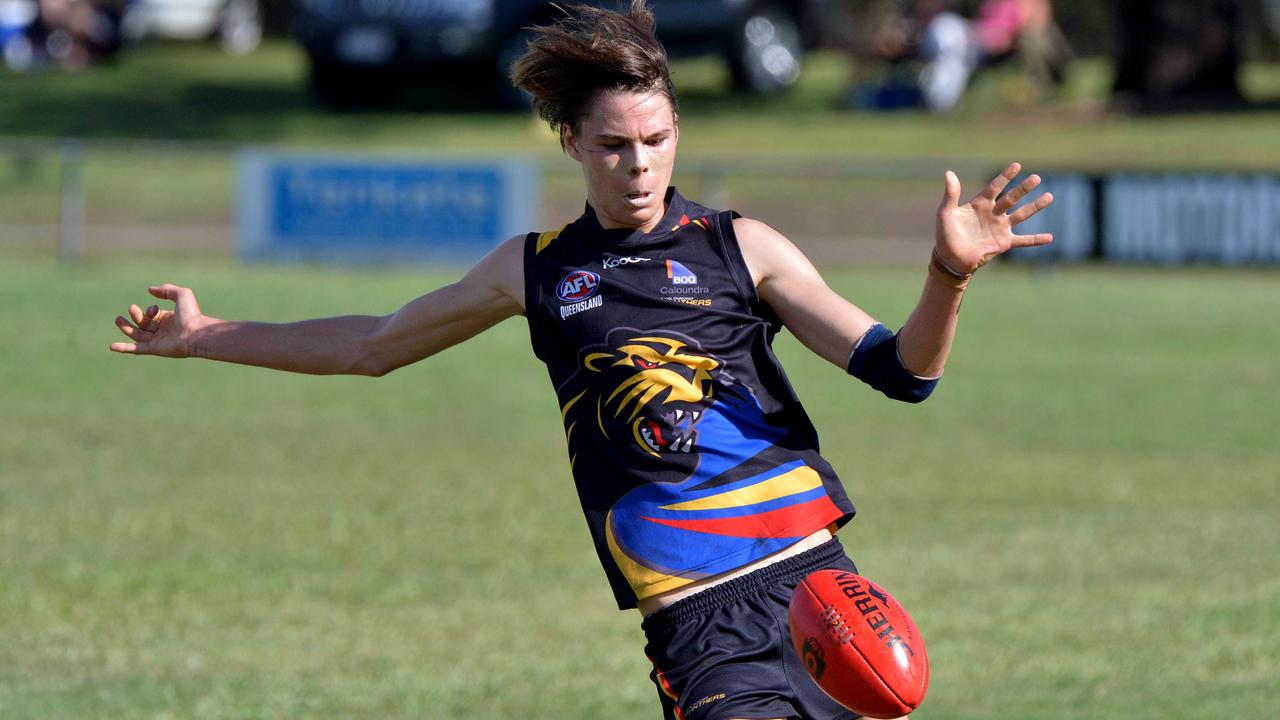 Eric Hipwood in action for Caloundra. Picture: John McCutcheon.