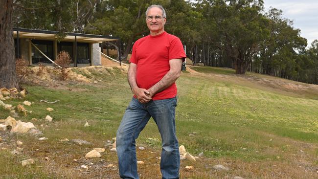 Peter Hardy, 65, invests ethically and is building an eco home. Picture: Keryn Stevens