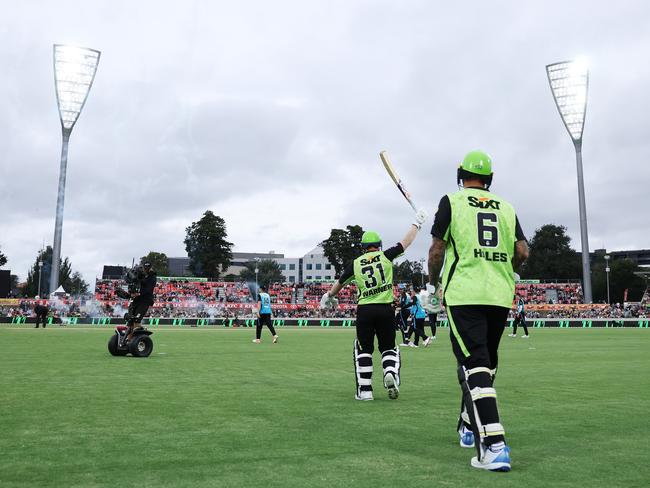 The Thunder currently plays two of its five home games at Manuka Oval. Picture: Mark Metcalfe/Getty Images