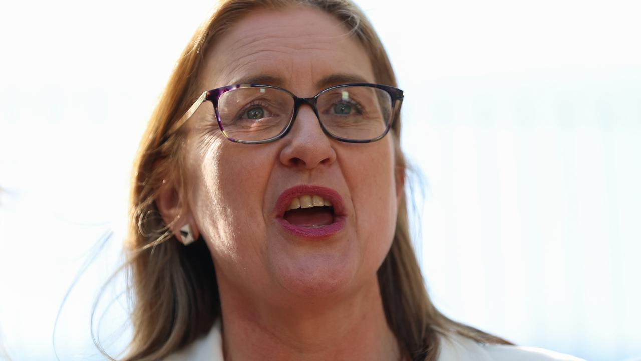 Incoming Victorian premier Jacinta Allan became emotional during her first press conference. Photo by Asanka Ratnayake/Getty Images