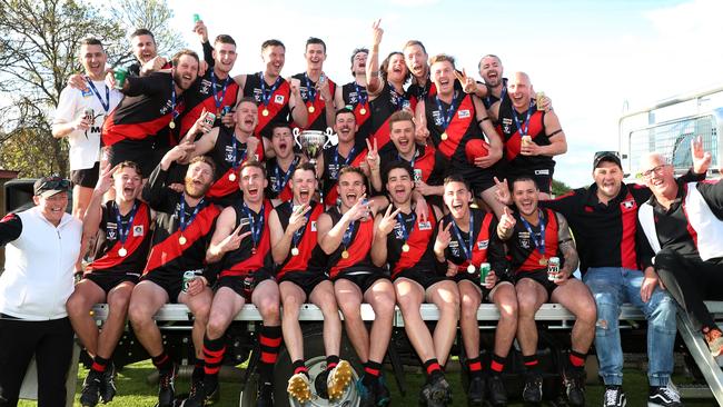 Waaia Bombers won the Picola District premiership this season. Picture: Yuri Kouzmin