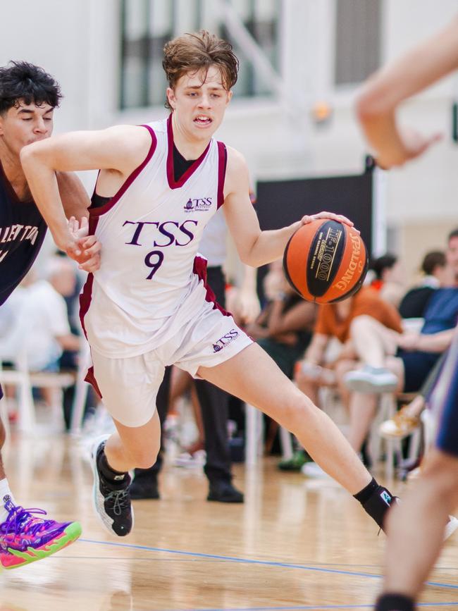 The Southport School player Indy Cotton during the Basketball Australia School Championships. Picture: Taylor Earnshaw