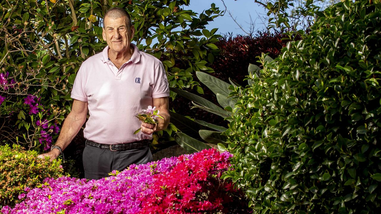 Jeff Kennett says he has no regrets as he takes time out in his garden. Picture: Tim Carrafa
