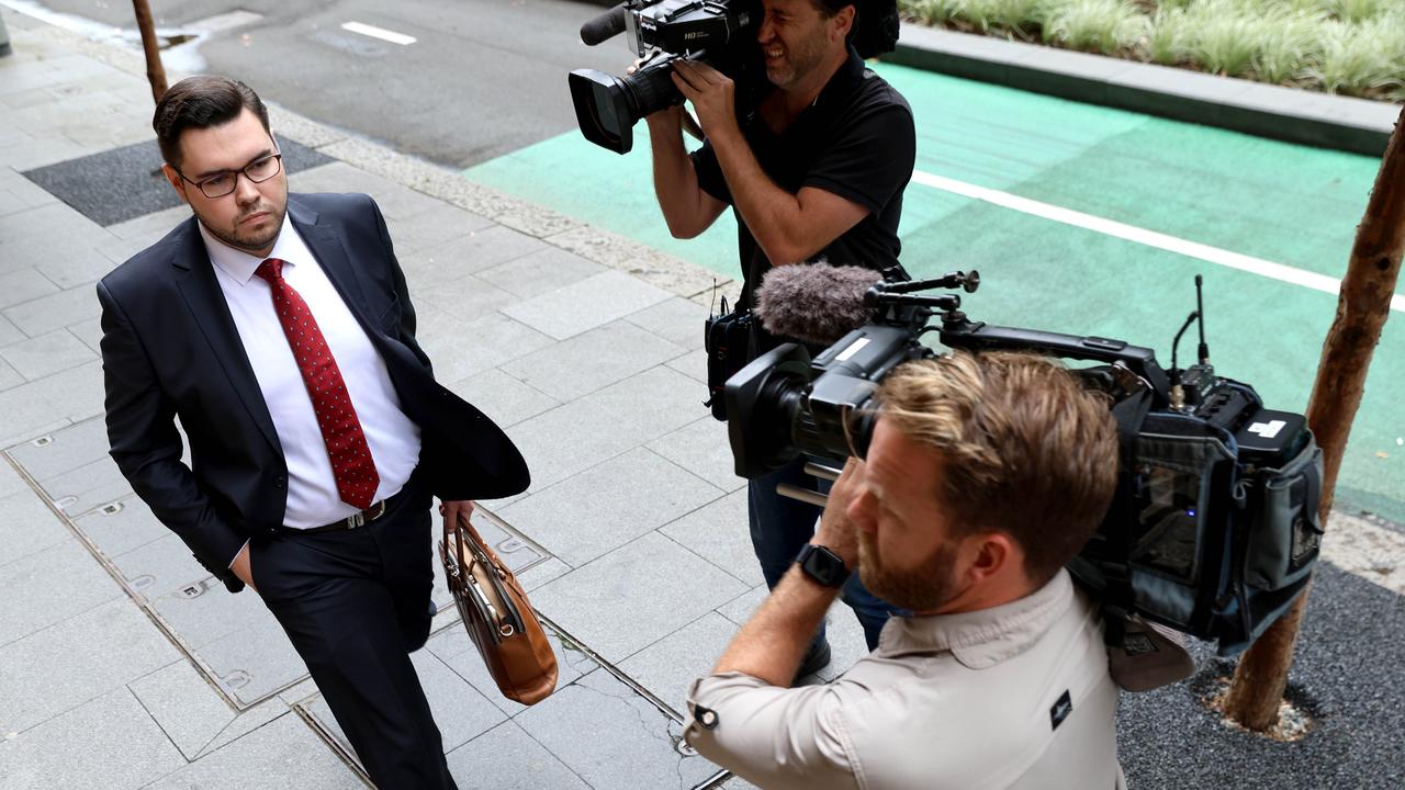Bruce Lehrmann has denied sexually assaulting Brittany Higgins. Picture: NCA NewsWire / Damian Shaw