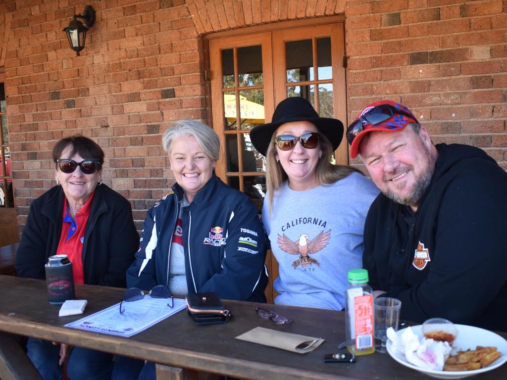 Margaret McKenna, Karen Martin and Darren and Simone Mellon (Photo: Michael Hudson / Warwick Daily News)