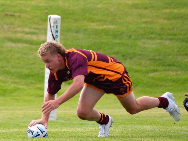 Noah Killeen of the Riverina Bulls Laurie Daley Cup team. Picture: Donna Dal Molin/6 Again Sports Photography