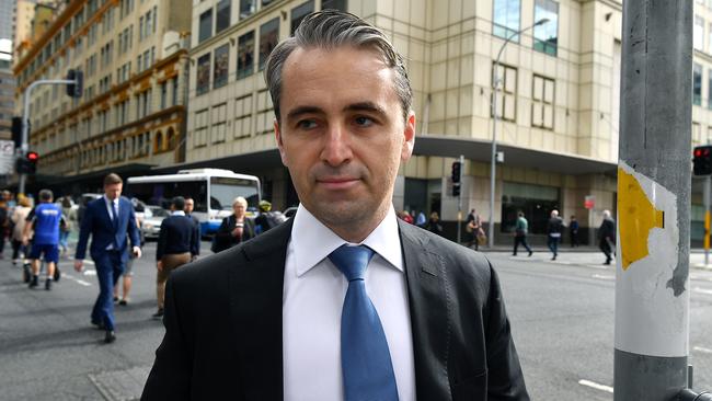 Commonwealth Bank CEO Matt Comyn arrives at the Royal Commission into Misconduct in the Banking, Superannuation and Financial Services Industry in Sydney, Monday, November 19, 2018. (AAP Image/Joel Carrett) NO ARCHIVING