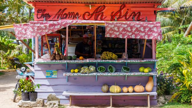 Food stall in Tubuai, French Polynesia. Picture: Lionel Gouverneur