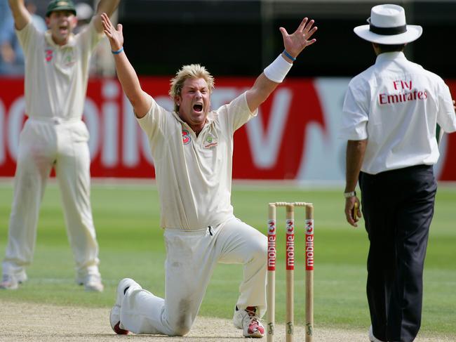 Shane Warne is one of many sports stars who won Leader awards over the past 40 years.