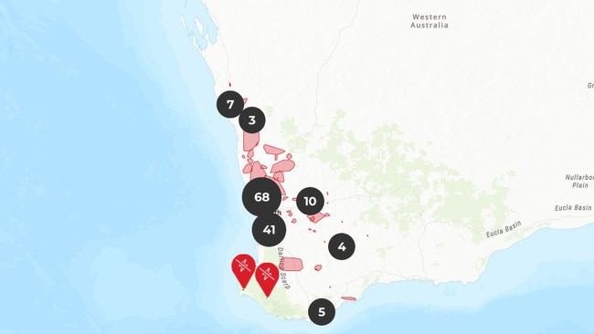 Western Power says there is 140 incidences currently impacting the network: Picture Supplied