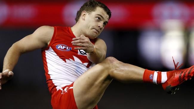 Tom Papley caught the Swans recruiting team’s attention with a blistering TAC Cup finals series for Gippsland Power in 2015. Picture: AFL Photos via Getty Images