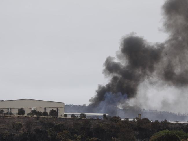 Smoke from Port Lincoln dump Picture: Rob Lang