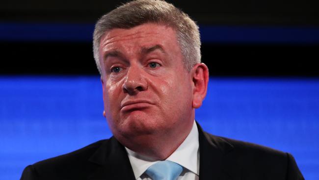 Communications Minister Mitch Fifield has announced the government’s intention to introduce a telco tax to help pay for regional NBN services. Picture: Ray Strange