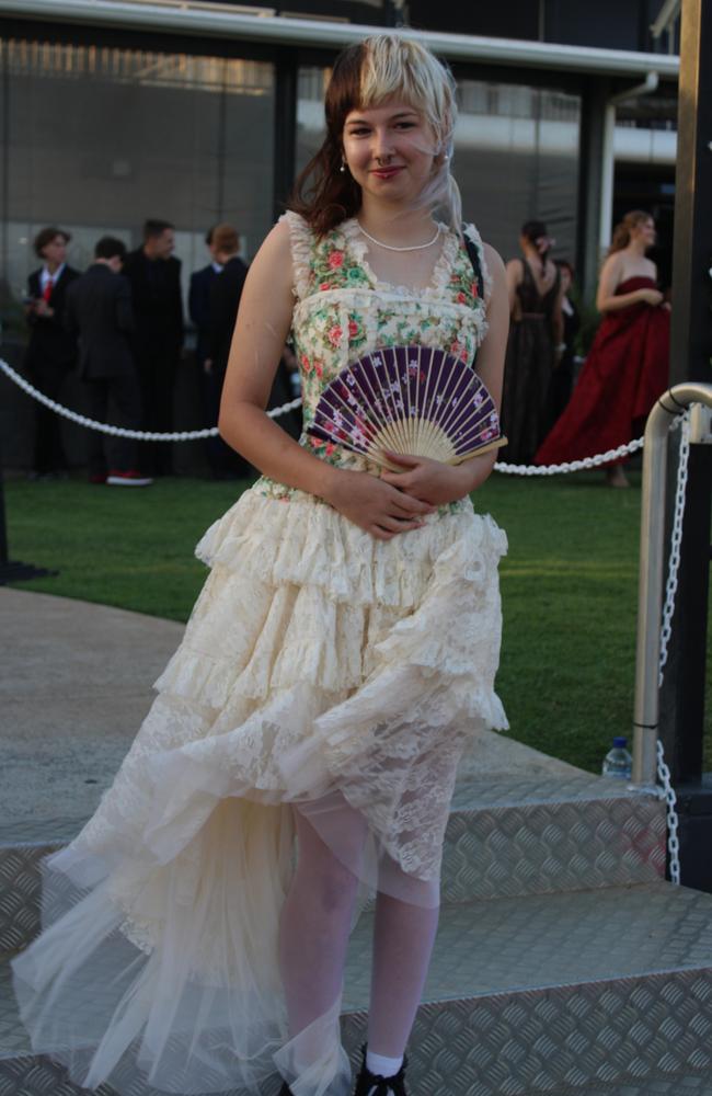 Nikkita Edmonds at the 2023 Bundaberg North State High School Prom.