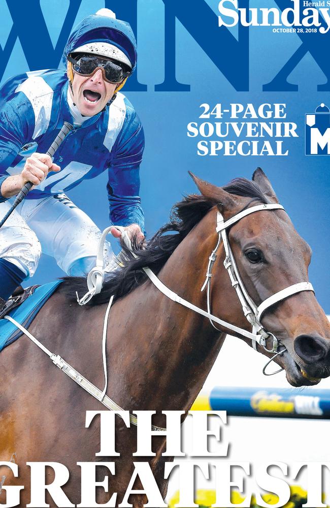 Sunday Herald Sun Winx 24-page souvenir liftout — available Sunday October 28