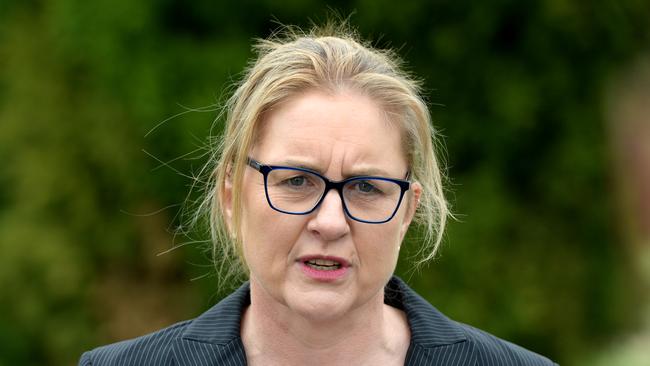 Victorian Premier Jacinta Allan’s conflicted attitudes to what is happening on the streets of Melbourne is “breathtaking”. Picture: Andrew Henshaw