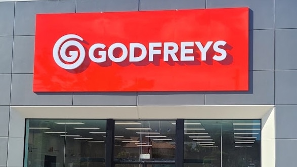 The Godfreys store along James Street in Toowoomba.