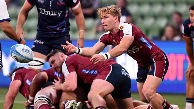 Tate McDermott is back in Queensland’s starting team. Picture: William WEST / AFP