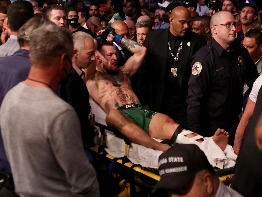 Conor McGregor is on the road to recovery.