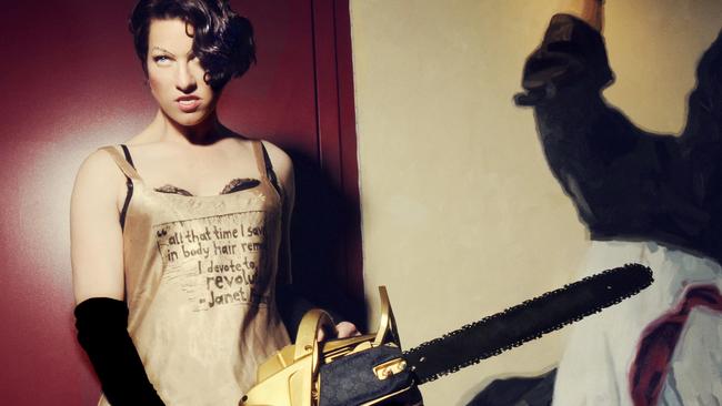 Amanda Palmer can cut with her words - or just a chainsaw.