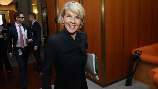 Foreign Affairs Minister Julie Bishop. Picture: Gary Ramage