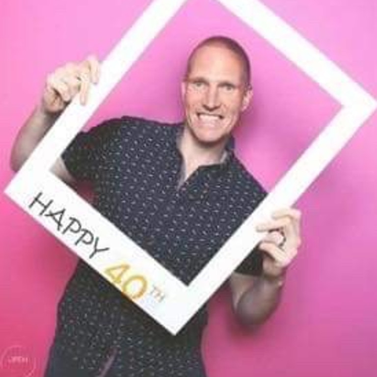 Ian Wood marked his milestone 40th birthday by giving someone else the gift of a child. Picture: Supplied.