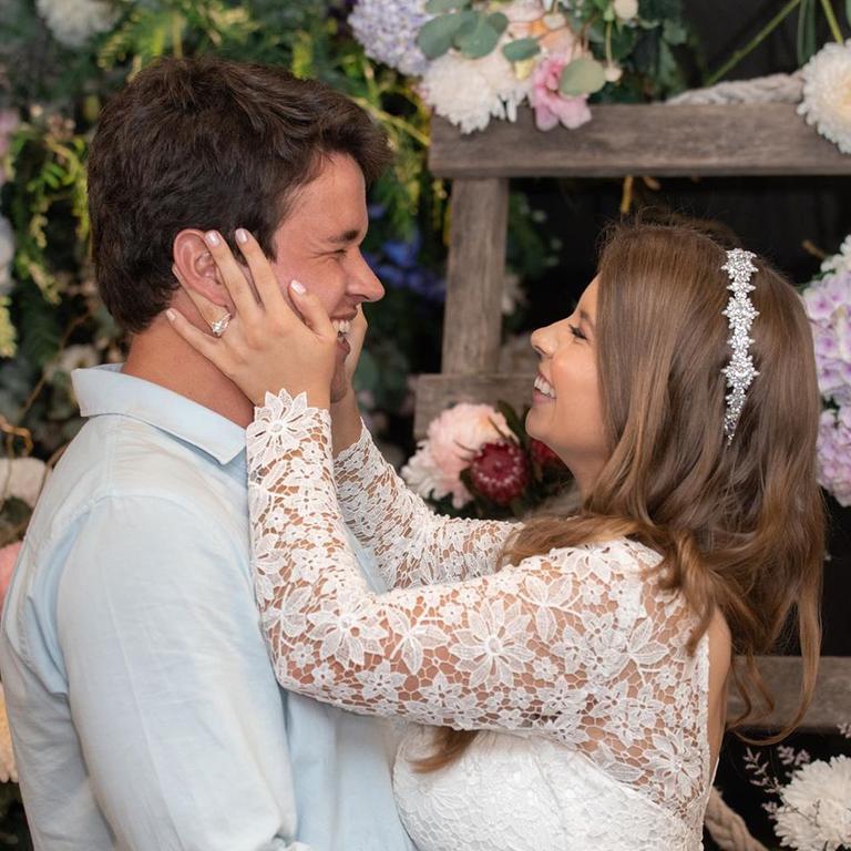 Australian fans furious of the Irwin’s have been left feeling ‘ripped off’ after discovering Bindi’s TV wedding special won’t be aired Down Under until mid-July. Picture: Instagram / Bindi Irwin